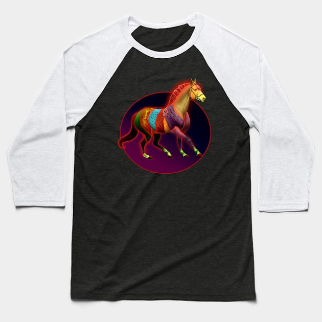 Appaloosa Colors Baseball T-Shirt by VarietyStarDesigns